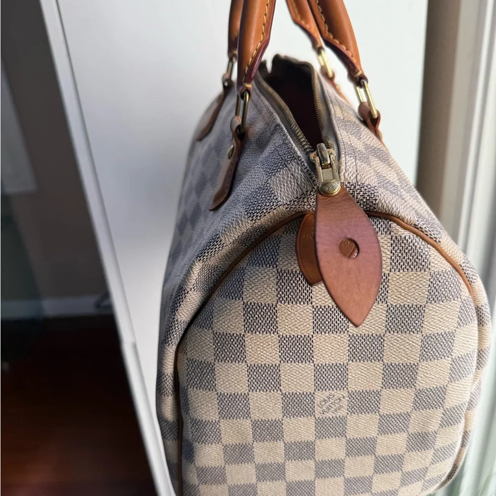 ✨Louis Vuitton Speedy 30 Azur Damier - Picture 9 of 13